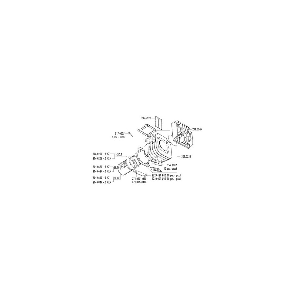 Cylindre D'air Fontaine CYLLWB Pour Support Coulissant LWB (neuf)