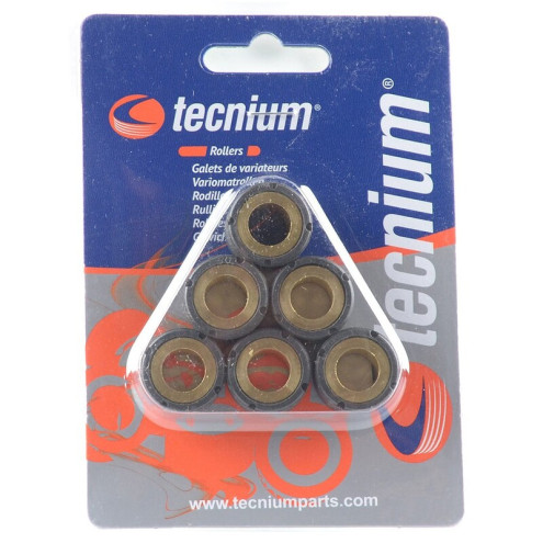 Jeu de galets TECNIUM 19x15mm 5,5gr - 6 pièces Tecnium 1 - AVSmoto Racing Parts 
