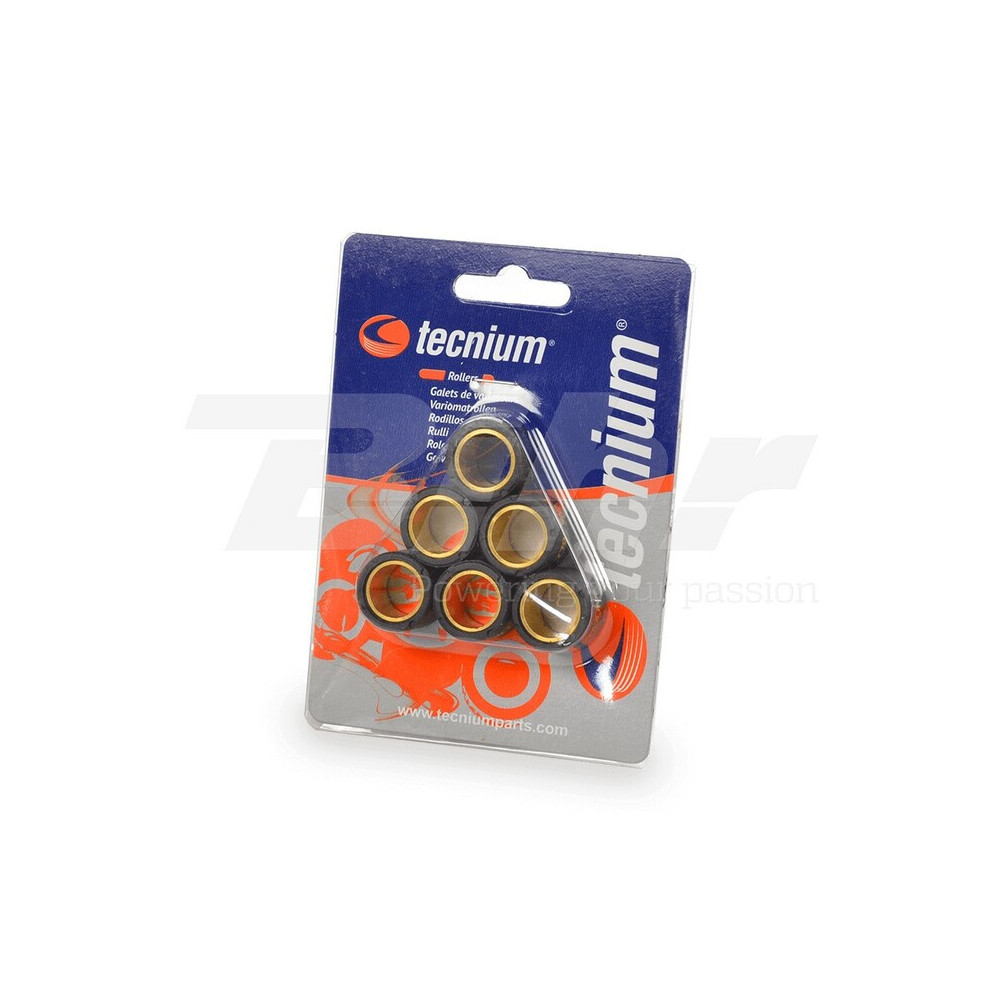 Jeu de galets TECNIUM 25x22,2mm 20gr - 6 pièces Tecnium 1 - AVSmoto Racing Parts 