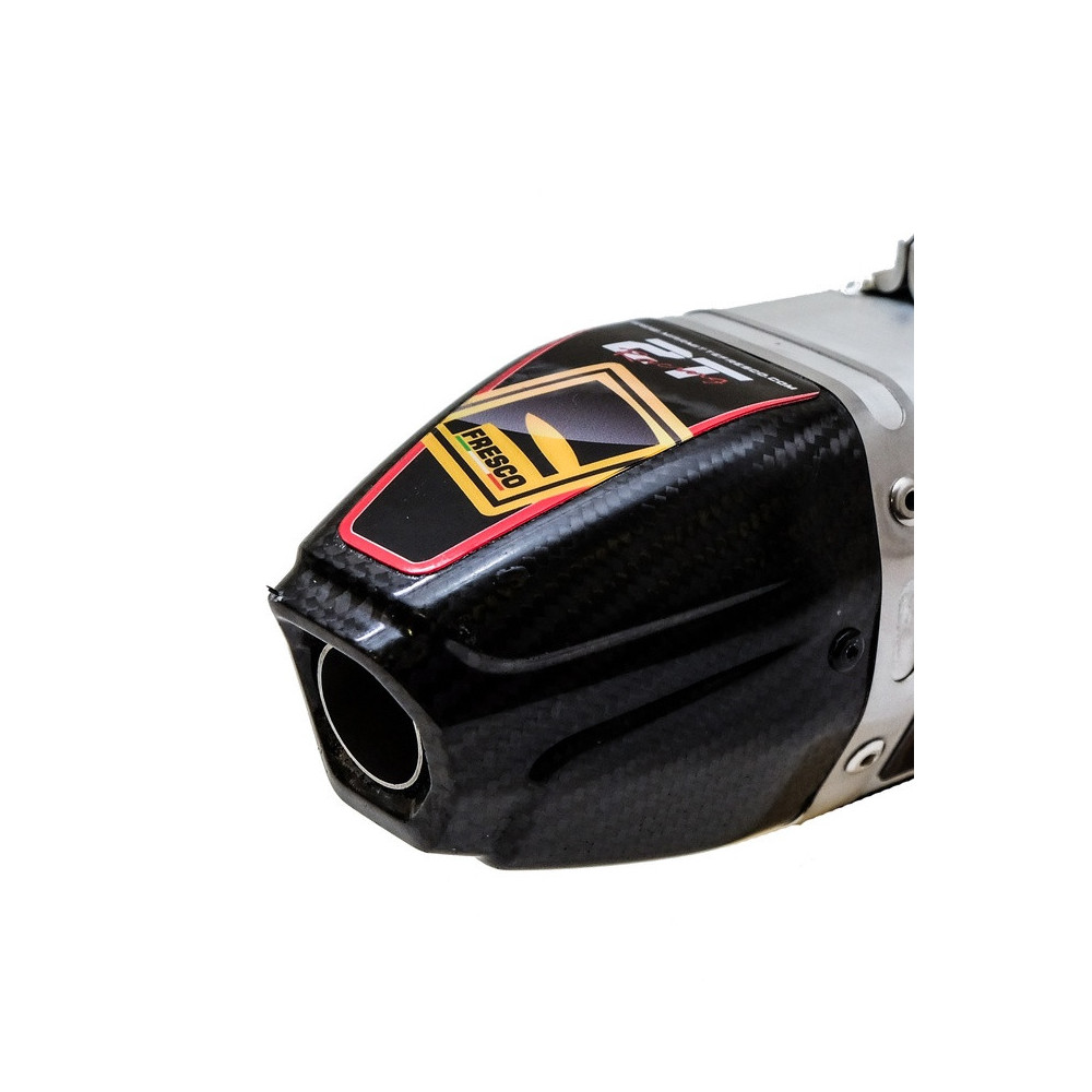 Casquette carbone FRESCO silencieux 2T FRESCO 1 - AVSmoto Racing Parts 