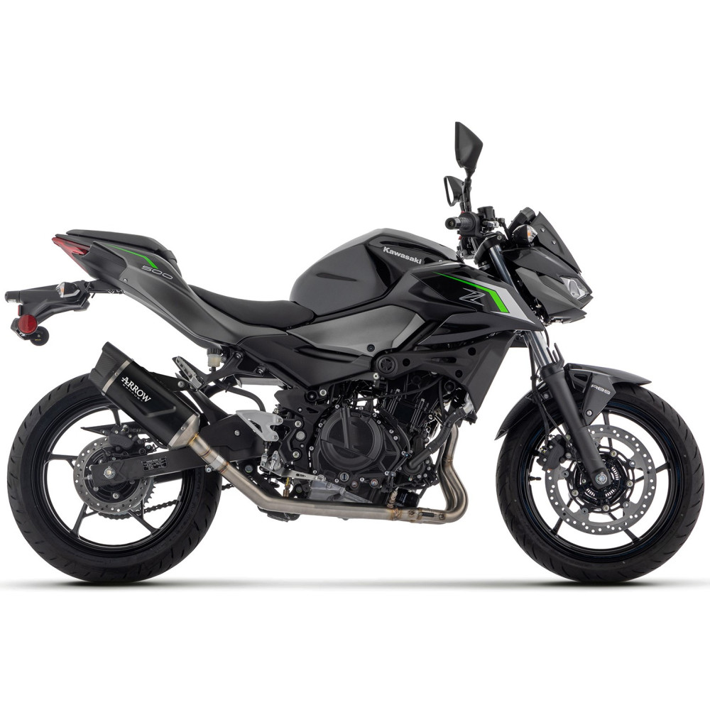 Silencieux Arrow Indy Race Evo Alu noir - Kawasaki Ninja et Z 500