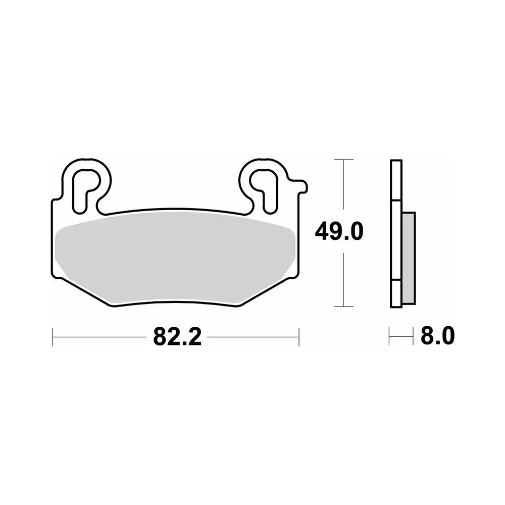 Plaquettes de frein avant Brembo métal fritté - BMW R1300GS