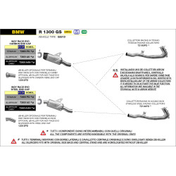 Collecteur Arrow Racing titane - BMW R 1300 GS