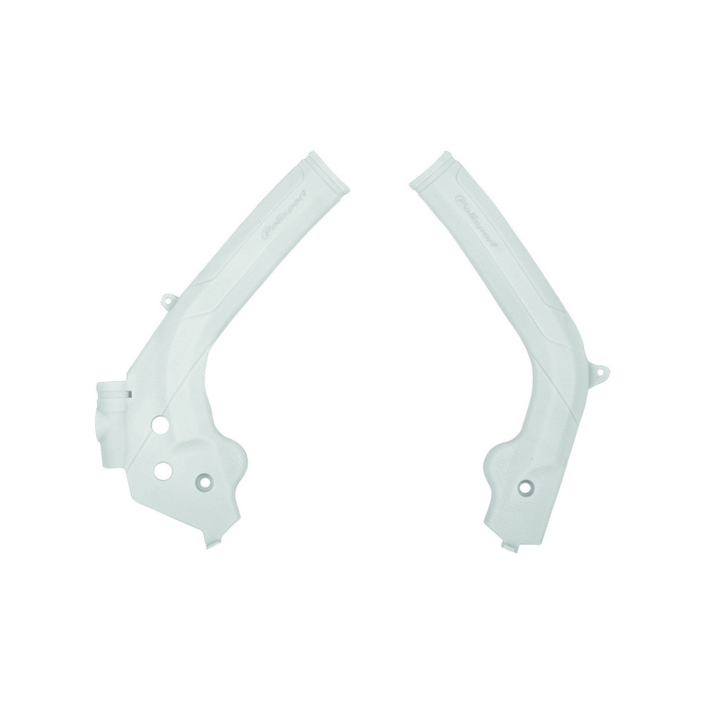 Protection de cadre POLISPORT blanc KTM/Husqvarna Polisport 1 - AVSmoto Racing Parts 
