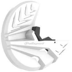 Protection de disque POLISPORT blanc / noir Polisport 1 - AVSmoto Racing Parts 
