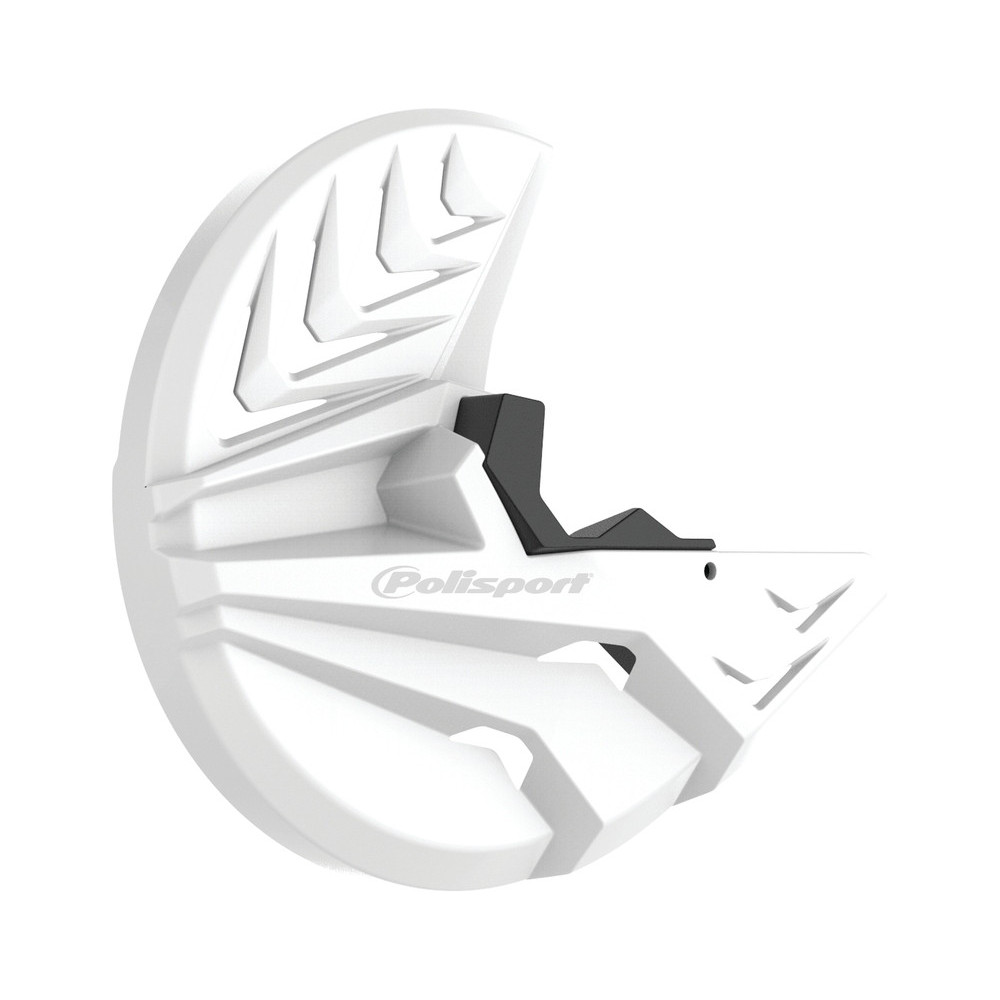 Protection de disque POLISPORT blanc / noir Polisport 1 - AVSmoto Racing Parts 