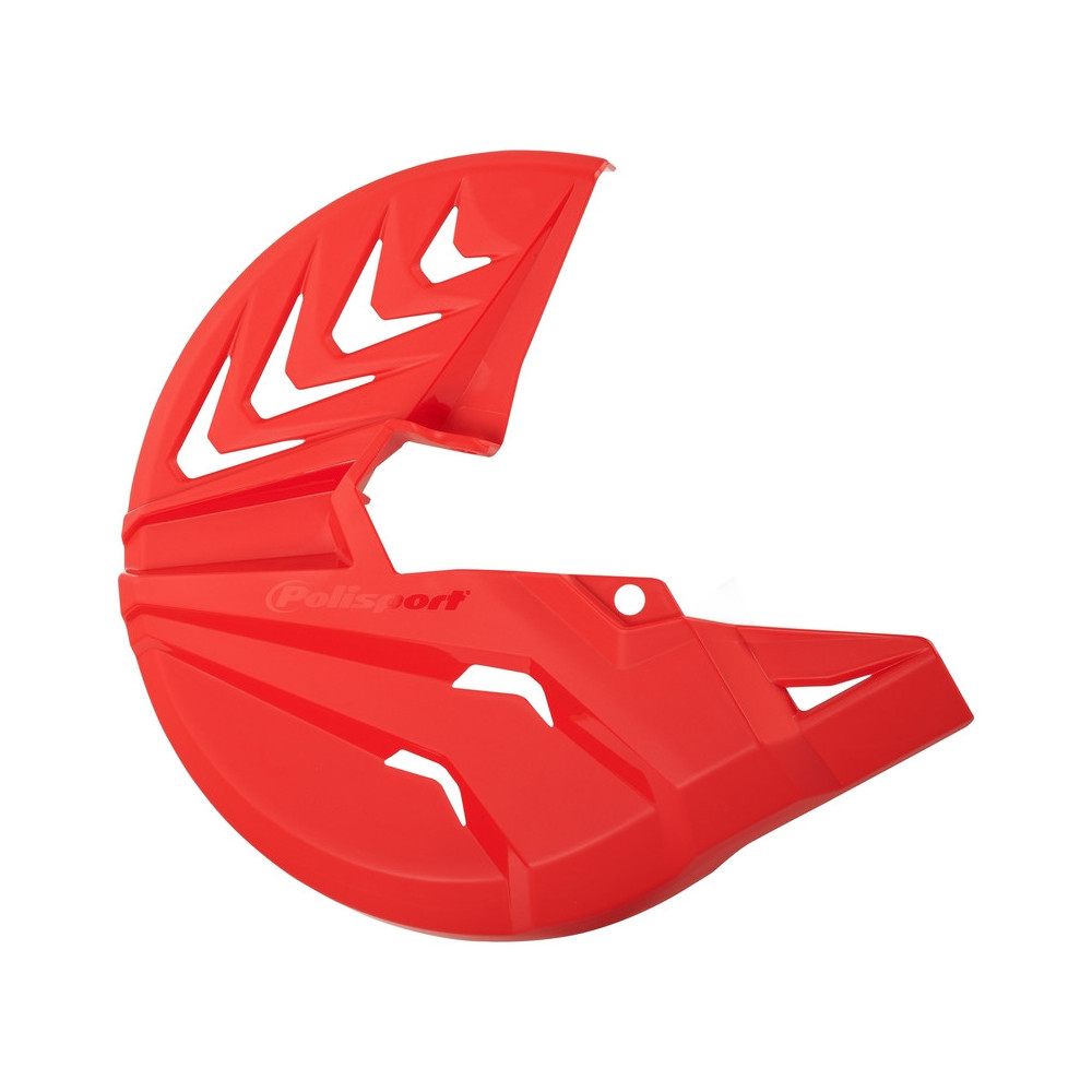 Protège disque avant POLISPORT rouge Polisport 1 - AVSmoto Racing Parts 