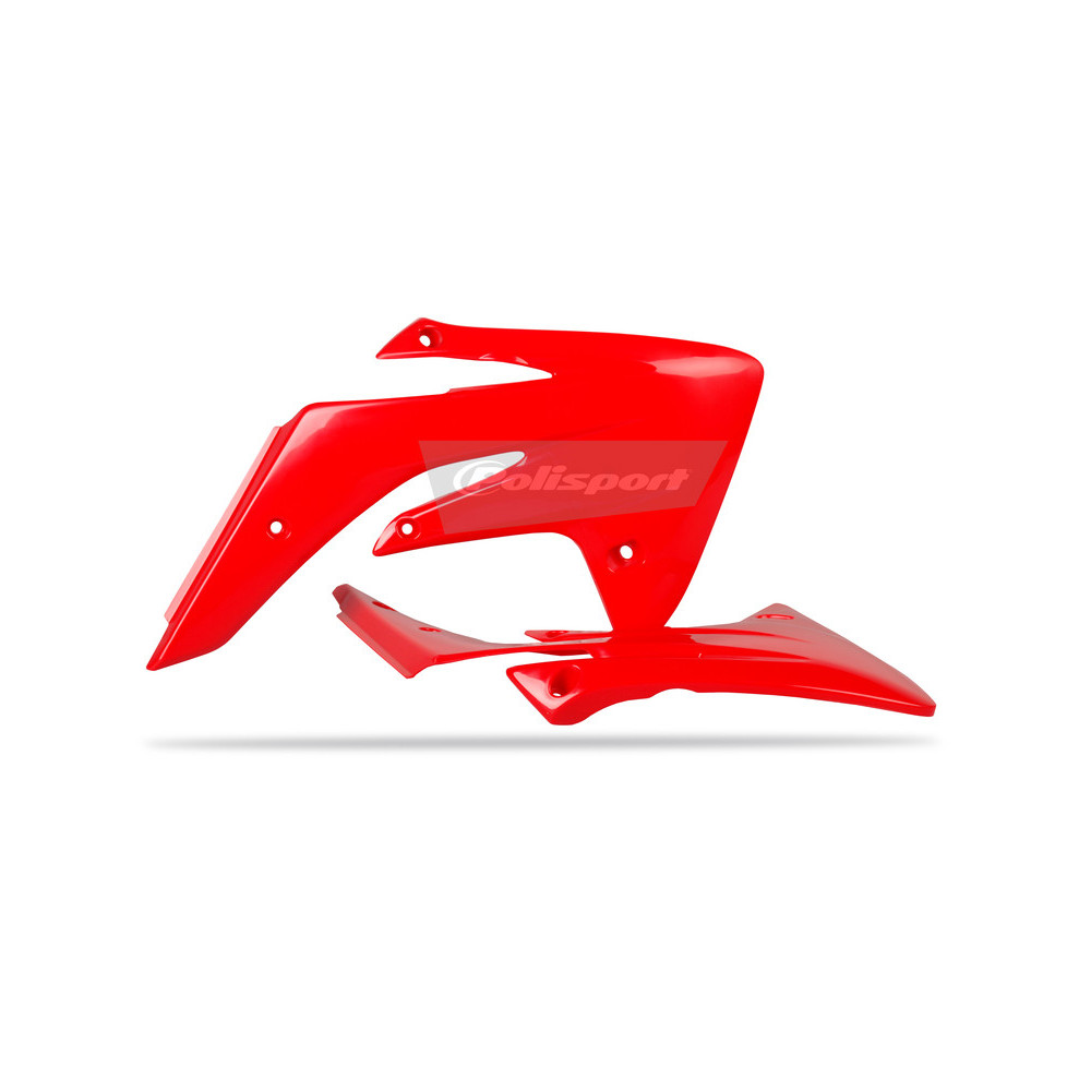 Ouïes de radiateur POLISPORT rouge Honda CRF110F Polisport 1 - AVSmoto Racing Parts 