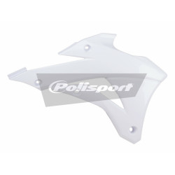 Ouïes de radiateur POLISPORT blanc Kawasaki KX85/KX100 Polisport 1 - AVSmoto Racing Parts 