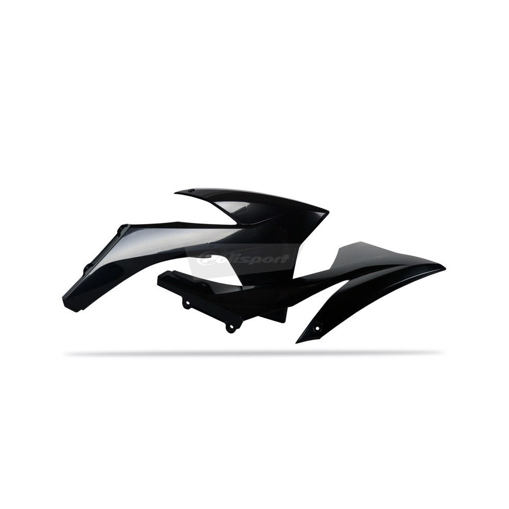 Ouïes de radiateur POLISPORT noir KTM Polisport 1 - AVSmoto Racing Parts 