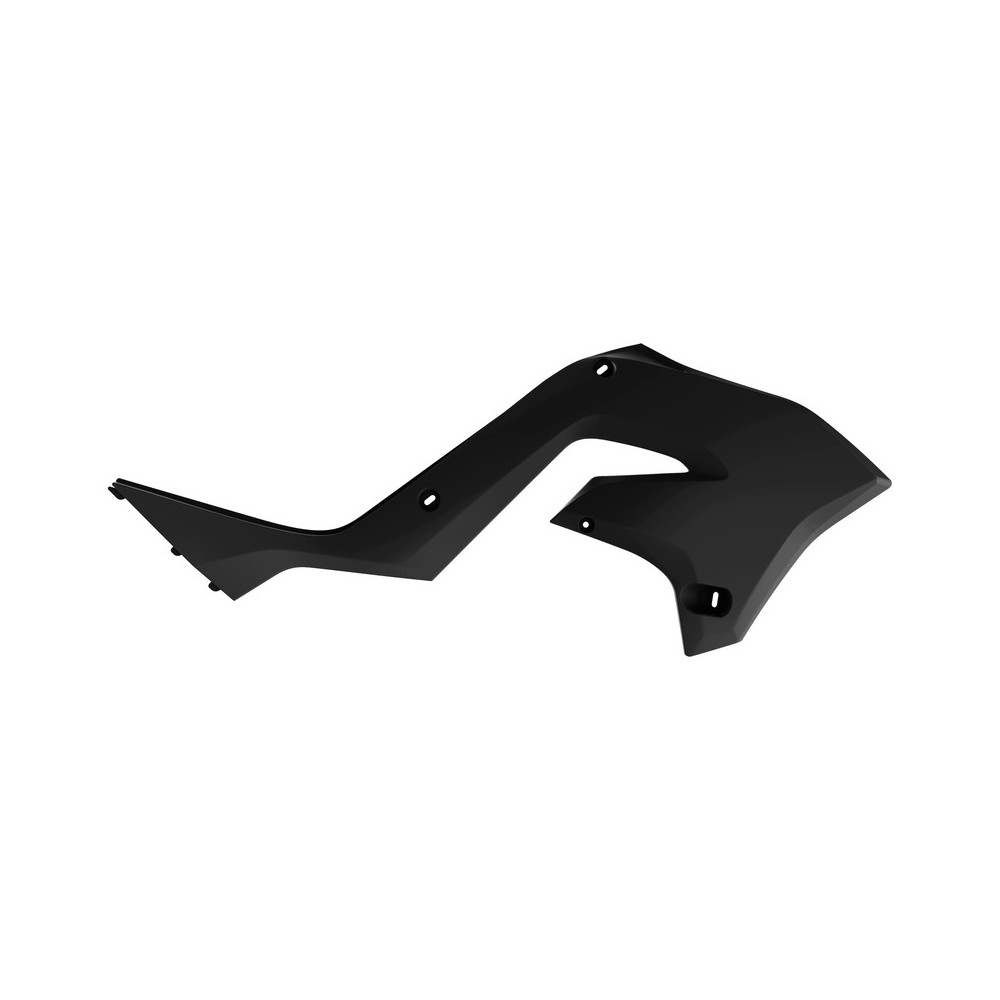 Ouies de radiateur POLISPORT noir Kawasaki KX125/250 Polisport 1 - AVSmoto Racing Parts 