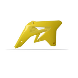 Ouïes de radiateur POLISPORT jaune Suzuki RM-Z250 Polisport 1 - AVSmoto Racing Parts 