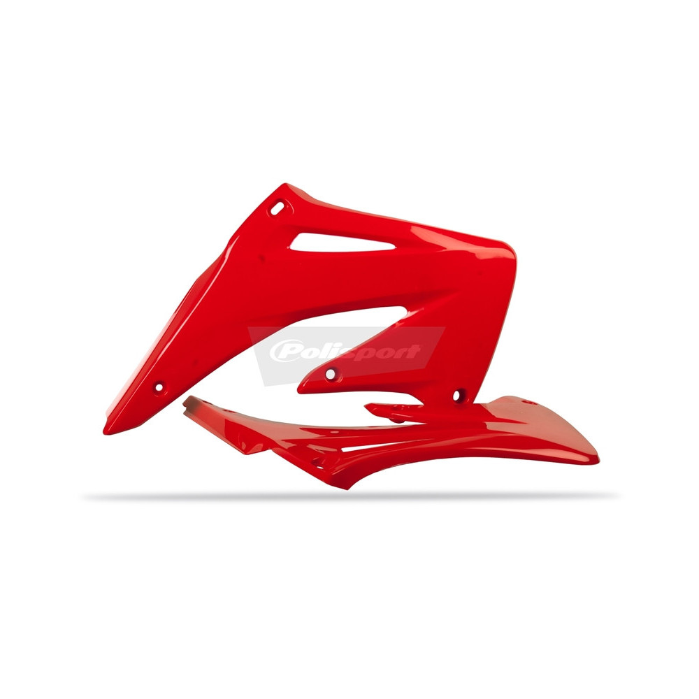 Ouïes de radiateur POLISPORT rouge Honda CRF450R Polisport 1 - AVSmoto Racing Parts 