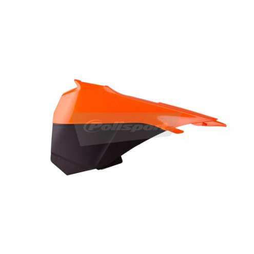 Caches boîte à air POLISPORT couleur origine 13-14 orange/noir KTM SX85 Polisport 1 - AVSmoto Racing Parts 