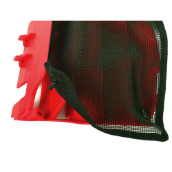 Filet cache radiateur POLISPORT noir Honda CRF450R Polisport 2 - AVSmoto Racing Parts 