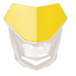 Plaque phare amovible POLISPORT Halo jaune RM Polisport 1 - AVSmoto Racing Parts 