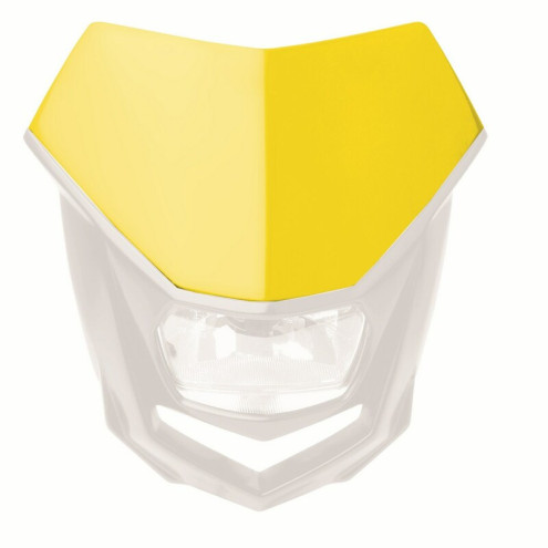 Plaque phare amovible POLISPORT Halo jaune RM Polisport 1 - AVSmoto Racing Parts 