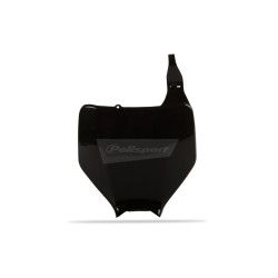 Plaque numéro frontale POLISPORT noir Kawasaki KX/KX-F et Suzuki RM-Z250 Polisport 1 - AVSmoto Racing Parts 