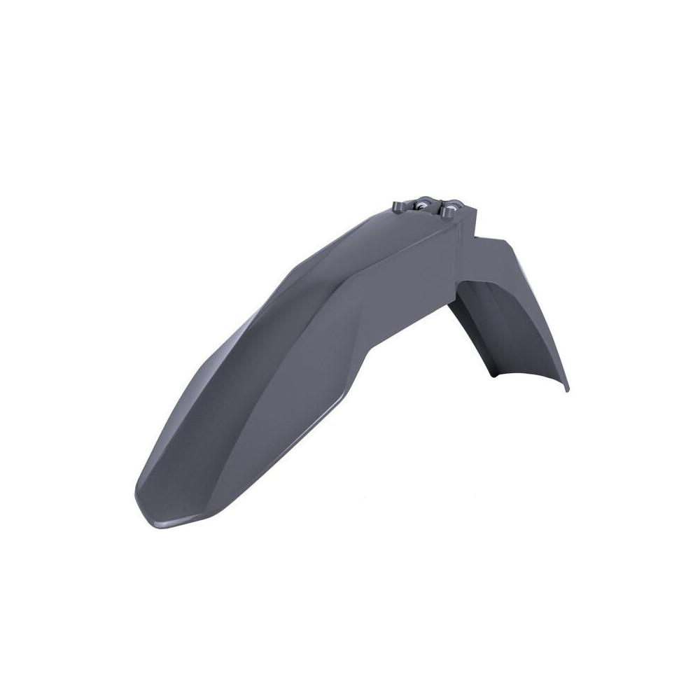 Garde-boue avant POLISPORT gris nardo Gas Gas MC Polisport 1 - AVSmoto Racing Parts 