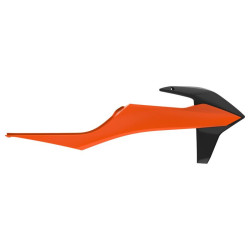 Ouies de radiateur POLISPORT orange/noir KTM Polisport 1 - AVSmoto Racing Parts 