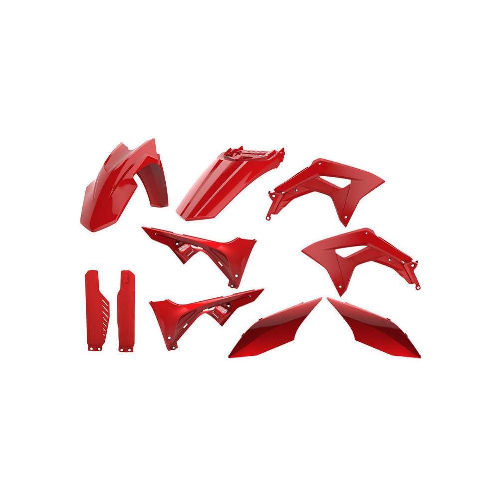 Kit plastique POLISPORT rouge - Honda CRF 150L Polisport 1 - AVSmoto Racing Parts 