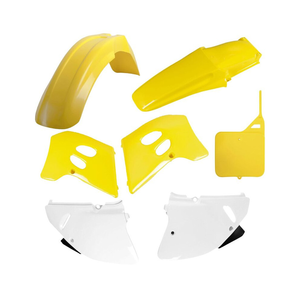Kit plastiques POLISPORT couleur origine - Suzuki RM 125 (93-95) Polisport 1 - AVSmoto Racing Parts 