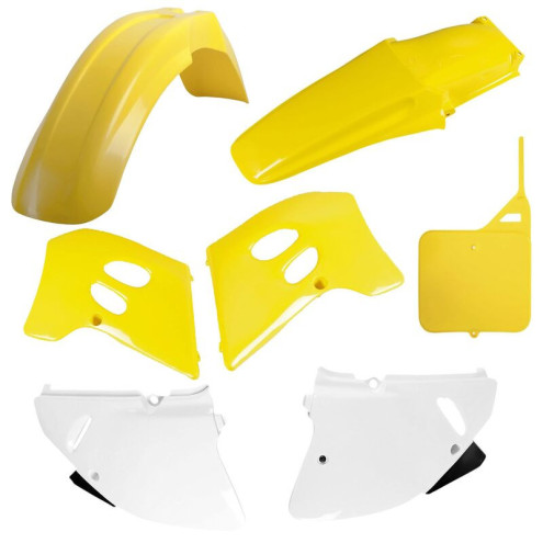 Kit plastiques POLISPORT couleur origine - Suzuki RM 125 (93-95) Polisport 1 - AVSmoto Racing Parts 