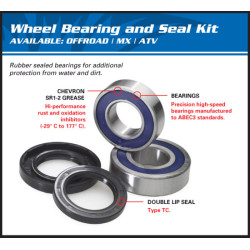 Kit roulements de roue arrière ALL BALLS Buell ALL BALLS 2 - AVSmoto Racing Parts 