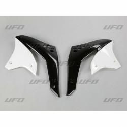 Ouïes de radiateur UFO blanc Kawasaki KX450F Ufo 1 - AVSmoto Racing Parts 