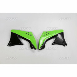 Ouïes de radiateur UFO noir Kawasaki KX450F Ufo 1 - AVSmoto Racing Parts 