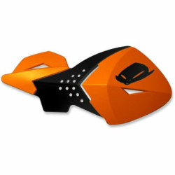 Protège-mains UFO Escalade orange/noir Ufo 1 - AVSmoto Racing Parts 