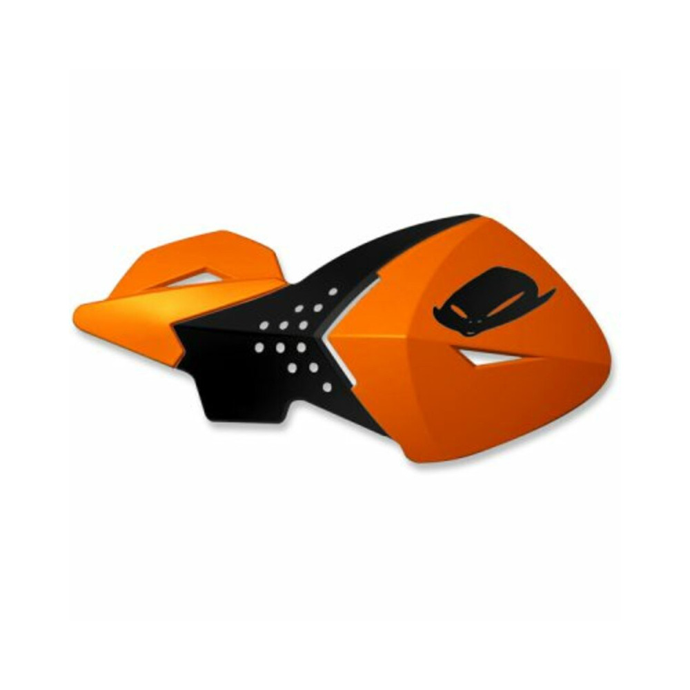 Protège-mains UFO Escalade orange/noir Ufo 1 - AVSmoto Racing Parts 