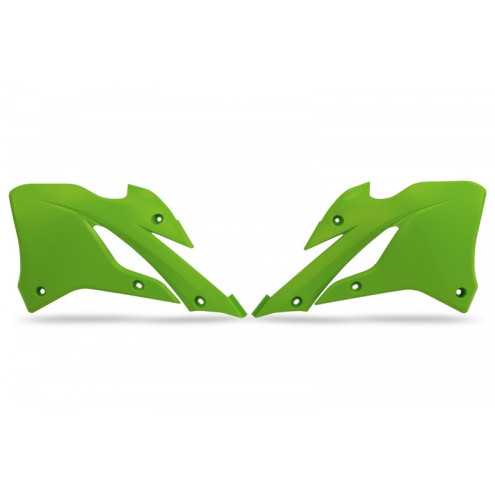 Ouïes de radiateur UFO - vert Kawasaki KX85 Ufo 1 - AVSmoto Racing Parts 