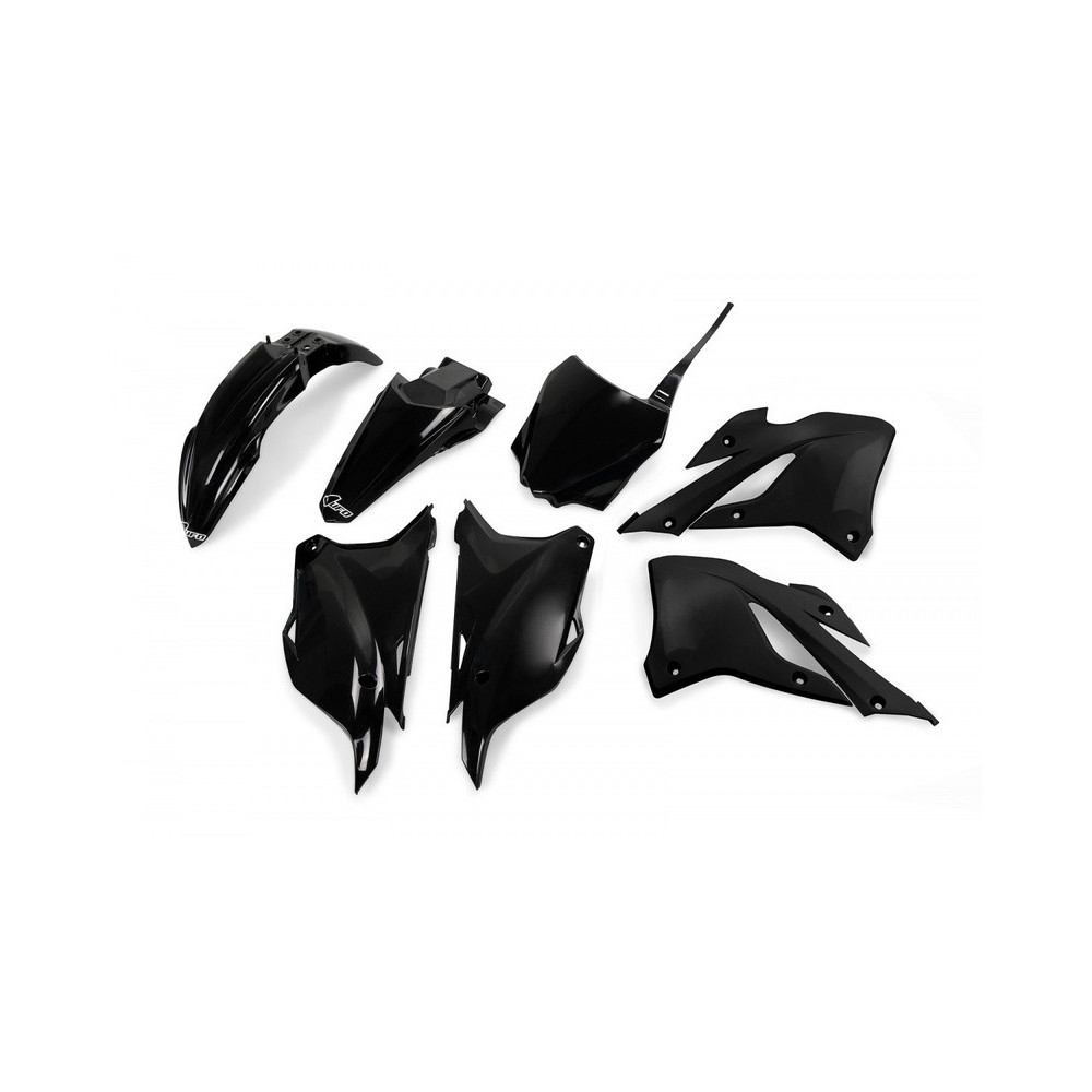 Kit plastiques UFO - noir Kawasaki KX85 Ufo 1 - AVSmoto Racing Parts 