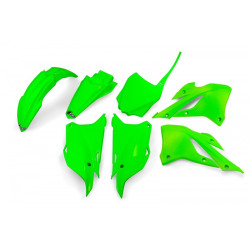 Kit plastiques UFO - vert fluo Kawasaki KX85 Ufo 1 - AVSmoto Racing Parts 