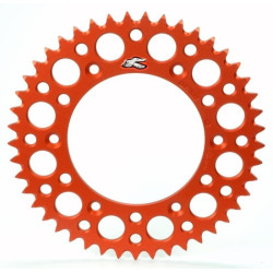 Couronne RENTHAL aluminium Ultra-Light anti-boue 224U - 520