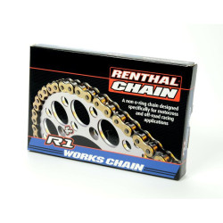 Chaîne de transmission RENTHAL 520 R1 Works 520 Renthal 1 - AVSmoto Racing Parts 