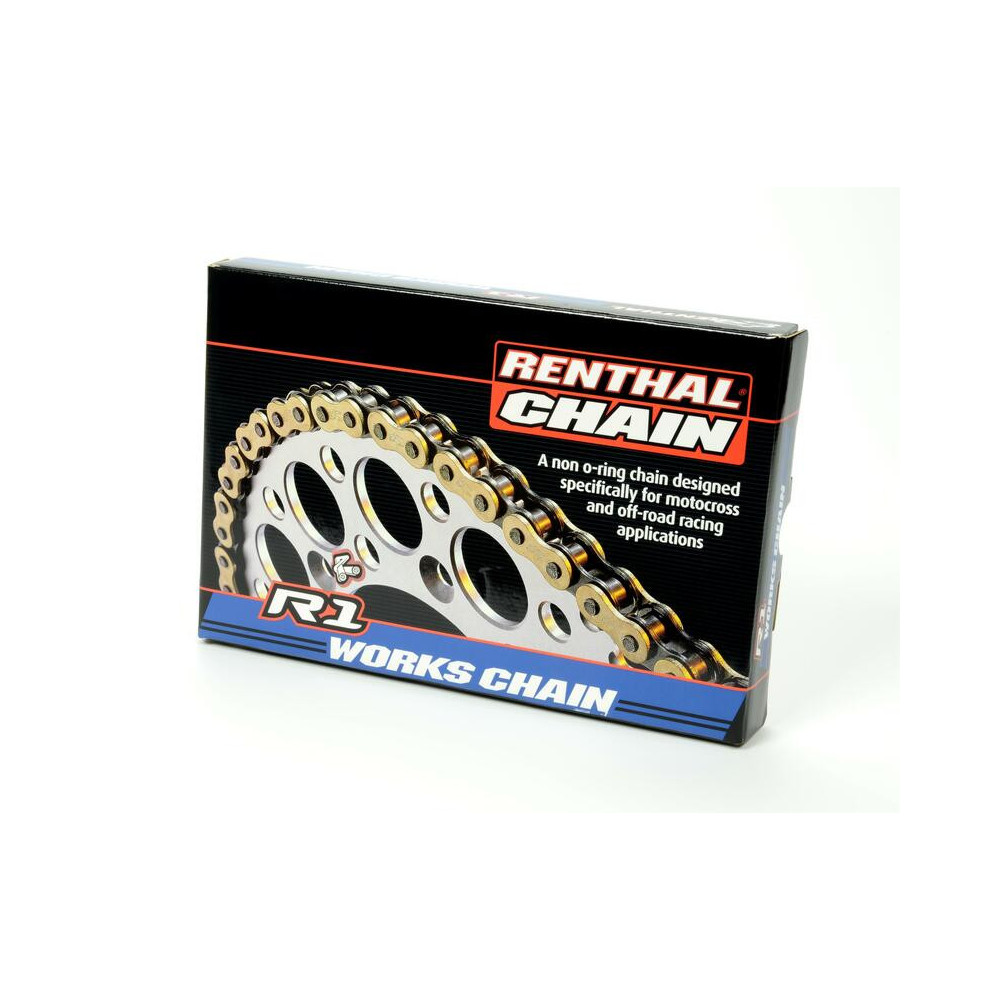 Chaîne de transmission RENTHAL 520 R1 Works 520 Renthal 1 - AVSmoto Racing Parts 