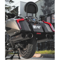 Silencieux Remus Inox Noir, BMW K 1600 Bagger / Grand America 2020 et +