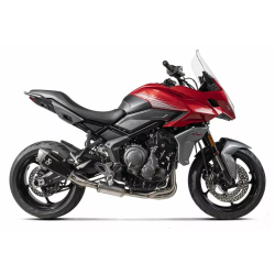 Ligne complète Akrapovic Titane, Triumph 660 Daytona Tiger et Trident