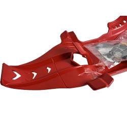 Sabot Polisport Fortress rouge avec protection de biellette