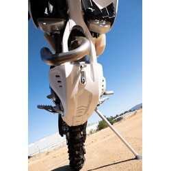 Sabot Polisport Fortress rouge avec protection de biellette