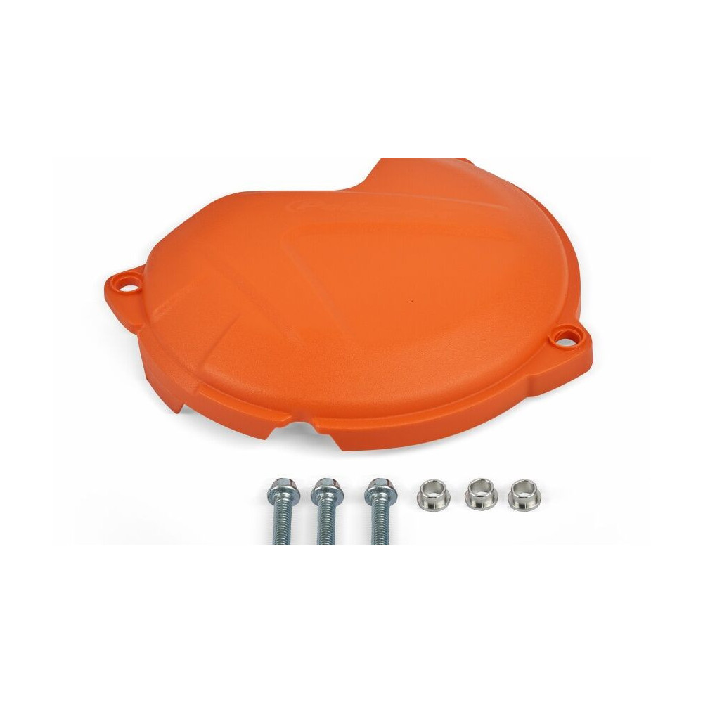 Protection de carter d'embrayage POLISPORT orange KTM/Husqvarna Polisport 1 - AVSmoto Racing Parts 
