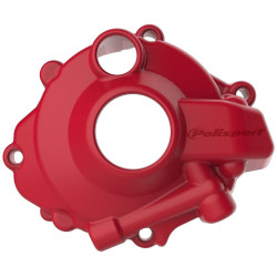 Protection de carter d'allumage POLISPORT rouge Honda CRF250R Polisport 1 - AVSmoto Racing Parts 