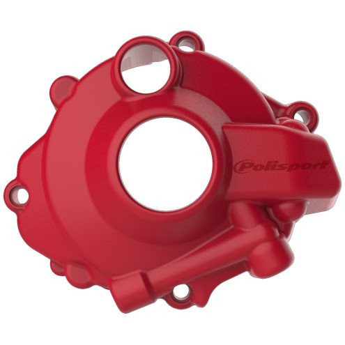 Protection de carter d'allumage POLISPORT rouge Honda CRF250R Polisport 1 - AVSmoto Racing Parts 