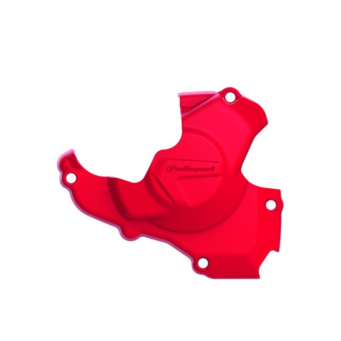 Protection de carter d'allumage POLISPORT rouge Honda CRF450R Polisport 1 - AVSmoto Racing Parts 