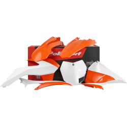 Kit plastique POLISPORT couleur origine (2015) KTM SX-SX-F 125 et +