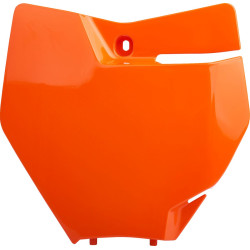 Plaque numéro frontale POLISPORT orange KTM
