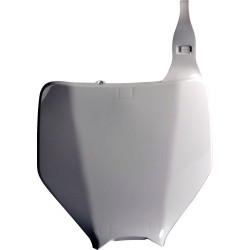 Plaque numéro frontale POLISPORT blanc Kawasaki KX/KX-F et Suzuki RM-Z250