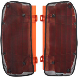 Filet cache radiateur POLISPORT noir Honda CRF250R Polisport 1 - AVSmoto Racing Parts 